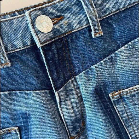 Sandro Paris Two-Toned Denim Shorts - Picture 4 of 13